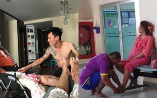 Chùm ảnh: Phụ nữ hơn nhau ở tấm chồng, lấy được người khéo chăm vợ bầu thế này thì còn gì bằng