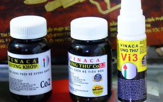 TP.HCM: Thanh tra đột kích, thu giữ sản phẩm chữa ung thư làm từ than tre của công ty Vinaca