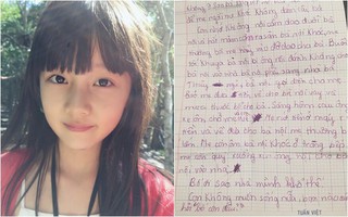 Nghẹn lòng đọc bức thư của một bé gái gửi cho bố: "Con biết rằng không ai muốn con có mặt trên đời này..."