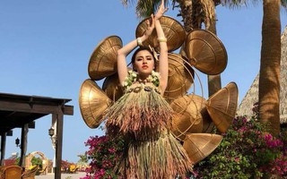 Sau sự cố bị mất trang phục, Thư Dung lọt Top 15 Miss Eco International 2018 nhờ đồ "tự chế"