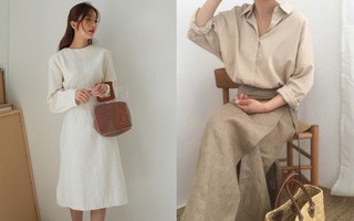 Những chiếc váy vải thô đũi xinh xẻo này sẽ là món đồ cực hợp diện cuối tuần