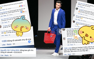Cư dân mạng lại được phen "hỉ hả" với màn catwalk của thủ môn Bùi Tiến Dũng tại VIFW