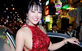 Được trai đẹp đưa đi sự kiện, Phi Thanh Vân xuất hiện với gương mặt khác lạ