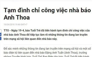 Công an vào cuộc vụ nữ CTV báo Tuổi Trẻ tố bị xâm hại