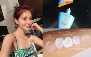 10 sản phẩm kem chống nắng được đánh giá cao vì thấm nhanh và không nhờn rít