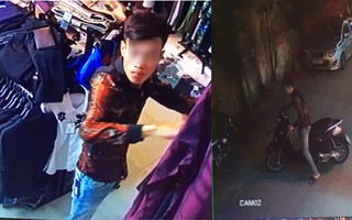 Hà Nội: Truy tìm thanh niên vờ gửi lại quần đùi ở shop quần áo để trộm xe Liberty