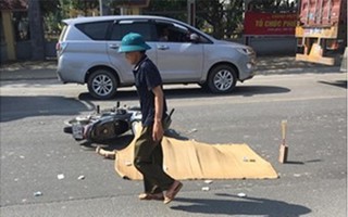 Hà Nội: Nữ sinh cấp 3 ngã xuống đường bị xe container cán chết thảm