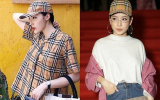 Cùng 1 chiếc mũ lưỡi trai chất chơi, Kỳ Duyên diện đi nghỉ hè còn Chi Pu lại mang hẳn lên thảm đỏ