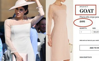 "Hiệu ứng Meghan Markle" lại khiến cho chiếc váy mà cô mặc bán hết sạch chỉ sau vài giờ