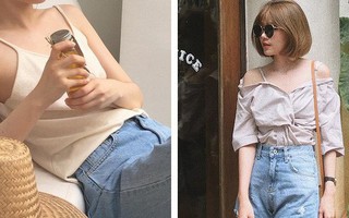 Ngày nóng "chảy mỡ", các nàng cứ mặc áo 2 dây theo 5 công thức này là mát và xinh hết nấc