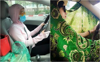 Không phải chạy theo mốt làm gì cho tốn tiền chị em ơi, diện đồ ninja lái ôtô mới là hot trend hè năm nay