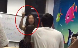 Sốc với clip cô giáo tiếng Anh xưng hô mày - tao, chửi học viên là "con lợn" và đuổi ra khỏi lớp vì không chịu đóng phạt 100k