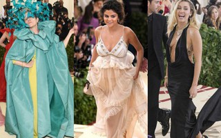 Đủ mọi sắc thái từ hở bạo, rườm rà đến... đáng sợ trên thảm đỏ Met Gala 2018