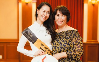 35 tuổi đi thi Hoa hậu, Dương Thùy Linh vẫn có mẹ theo sát từng bước
