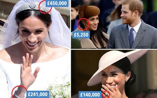 30 tỷ đồng là con số được ước tính về giá trị của BST trang sức mà Tân công nương Meghan đang sở hữu