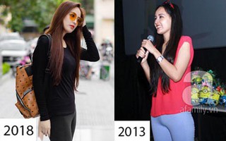 Qua bao nhiêu năm, Mai Phương Thúy vẫn mắc lỗi này khi mặc quần legging bó chẽn