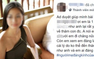Chồng viết tâm thư tố vợ cũ không chịu về thăm con, tưởng được bênh ai dè lại nhận về "cơn mưa gạch đá"