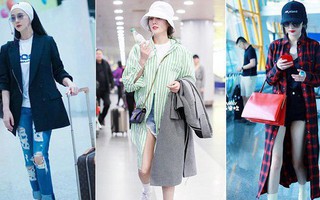 Sự thật ít ai ngờ tới phía sau những bức ảnh thời trang sân bay đẹp long lanh của sao Hoa ngữ