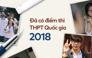 HOT: Chính thức công bố điểm thi THPT Quốc gia 2018