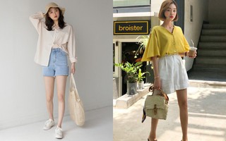 Tạm cất những chiếc shorts ngắn để kết thân với quần shorts dài vì diện lên thoải mái và nữ tính vô cùng
