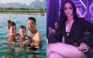Cuối tuần của hot mom: Bà xã Việt Anh cùng chồng đi resort sau scandal lộ ảnh tình tứ với Quế Vân, Huyền Baby khoe body sexy hút mắt