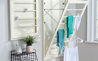 Dễ dàng thế này thì ngại gì mà không tự tay làm giá treo quần áo cho cả nhà