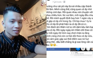 Tưởng rắc “thính thơm” sẽ tìm được người yêu, chàng vượt gần 2000km để gặp nàng 2 phút và kết quả không ngờ