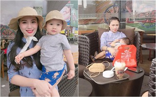 Mẹ trẻ xinh đẹp bóc mẽ chính mình khi đăng ảnh hậu trường nhăn nhó, khác hẳn với ảnh chụp long lanh trên Facebook