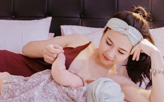 Trẻ bỏ bú nếu mẹ trang điểm quá đậm