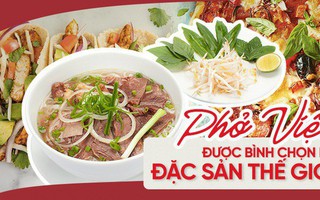 Nhờ sức mạnh của cộng đồng mạng, phở được bình chọn là món ăn đặc sản số 1 thế giới