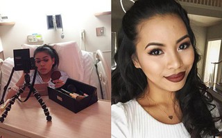 Người mẹ quyết trang điểm đủ 14 bước trong cơn đau đẻ vì không chịu nổi mình xấu xí khi sinh con