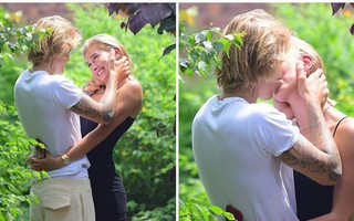 Chẳng còn nhớ nhung gì Selena Gomez, Justin Bieber công khai hôn đắm đuối bạn gái siêu mẫu nóng bỏng giữa phố