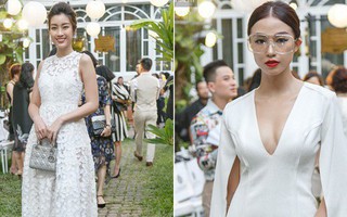 Hoa hậu Mỹ Linh mũm mĩm, Salim "biến hình" không thể nhận ra trên thảm đỏ của NTK Adrian Anh Tuấn