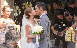 Đám cưới hot nhất Cbiz hôm nay: Trịnh Gia Dĩnh trao nụ hôn ngọt ngào cho bạn gái Hoa hậu trong hôn lễ triệu đô