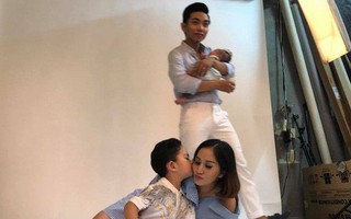 Khánh Thi tung ảnh hạnh phúc bên chồng con, trách yêu Phan Hiển về ồn ào xích mích tình cảm