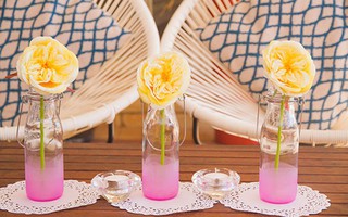 Những lọ hoa bỗng đẹp đến chẳng thể ngờ được chỉ nhờ cách làm đơn giản này