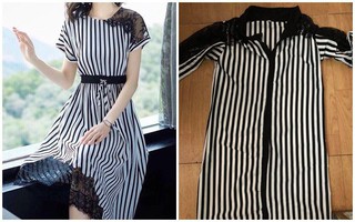 Đặt mua váy nhận ngay áo khác xa hình minh họa, xét về độ trớ trêu thì không gì vượt qua được mua hàng online