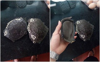 Khoảnh khắc thấy bạn gái biến áo ngực thành miếng nhấc nồi, nam thanh niên bối rối không nói nên lời
