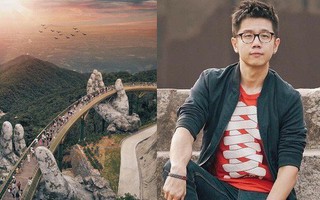 Chàng trai Malaysia nổi tiếng sau một đêm với bức ảnh chụp cầu Vàng Đà Nẵng gây bão MXH