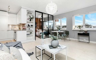 Căn hộ nhỏ 30m² đẹp đến từng góc nhỏ với phong cách trang trí Scandinavians