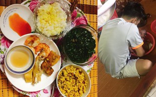 Mâm cơm cữ hết sức bình thường nhưng chị em nào cũng khen nức nở, và đây là lí do