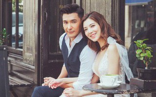 Bộ ảnh cưới của tài tử TVB Trần Triển Bằng và thí sinh Hoa hậu Hong Kong kém 13 tuổi được hé lộ