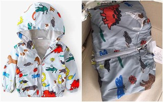 Mua áo cho con một đằng mẹ trẻ nhận về một nẻo, dân mạng lại mải mê tranh cãi xem đâu mới là màu thực của áo