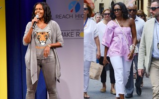 Phải đến khi bà Michelle Obama rời Nhà Trắng, chúng ta mới được ngắm nhiều khoảnh khắc bà diện đồ trẻ trung và phóng khoáng đến vậy