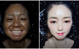 Chứng kiến cô gái "đổi trắng thay đen" gương mặt một cách ngoạn mục, cánh đàn ông kêu trời vì chẳng còn biết tin ai