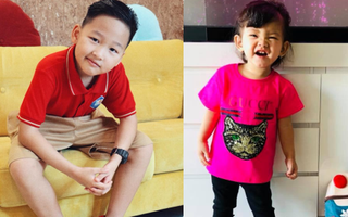 Con gái Hải Băng mặt lém lỉnh, cậu ấm nhà Bảo Thanh cực ngầu nhân ngày tựu trường sáng nay