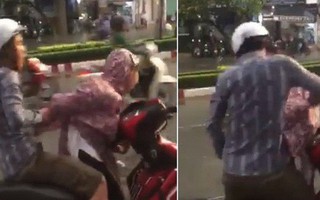 Clip: Người đàn ông đánh túi bụi vào mặt cô gái ngay giữa đường và cái kết bẽ bàng