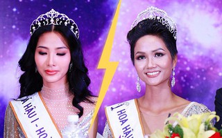 Hành động “lạ” của Hoàng Thùy sau khi H'Hen Niê đăng quang ngôi vị Hoa hậu Hoàn vũ Việt Nam 2017
