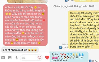 Chưa đến Tết, các chị đã thi nhau nhắn tin đòi quà "em mặc áo size M, tóc em xác xơ", và đây là phản ứng của các anh chồng