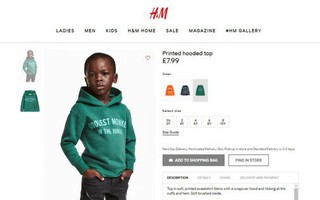 H&M bị chỉ trích vì để mẫu nhí da màu mặc áo in slogan: "chú khỉ ngầu nhất rừng xanh"